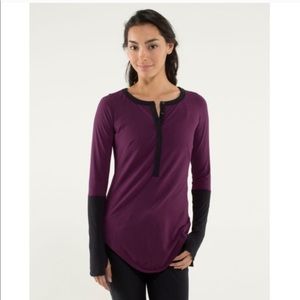 Lululemon urbanite Henley long sleeve